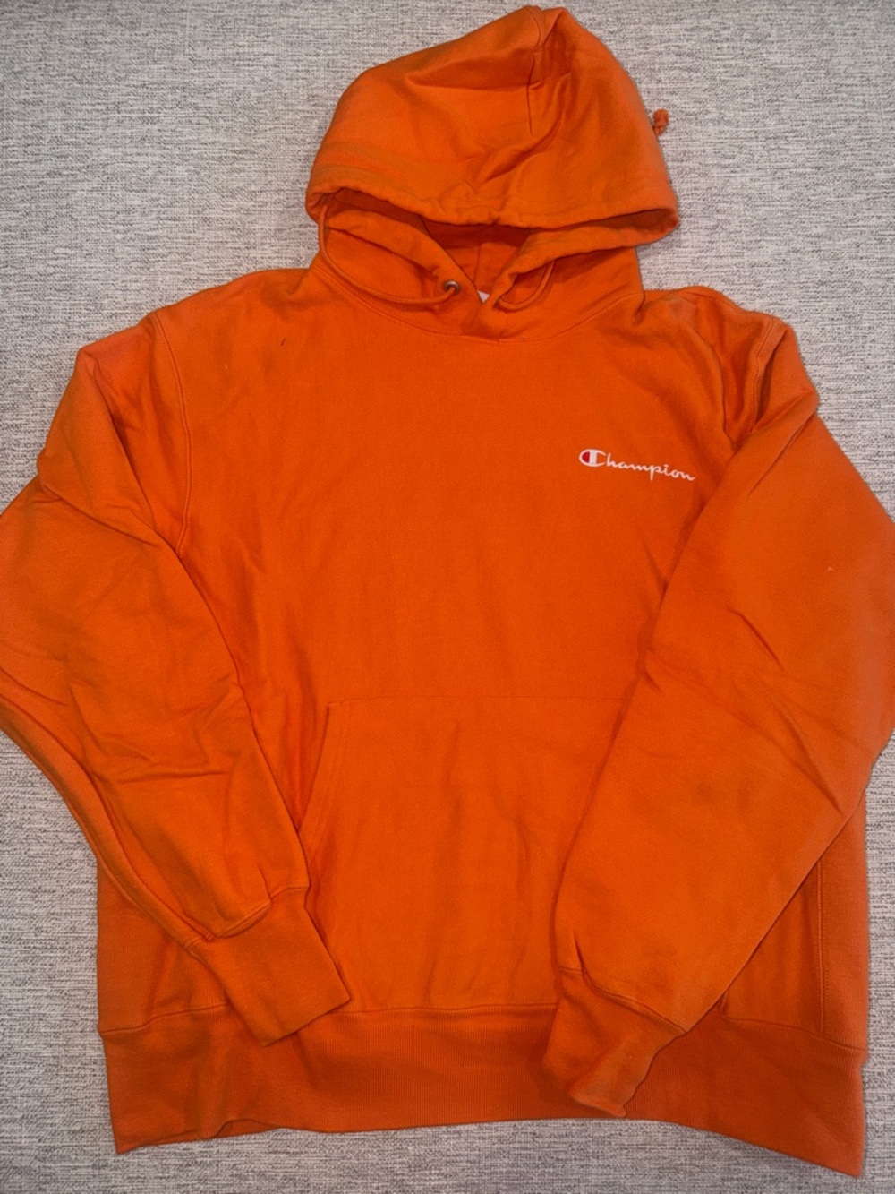 CHAMPION HOODED PULLOVER SWEATSHIRT SIZE L